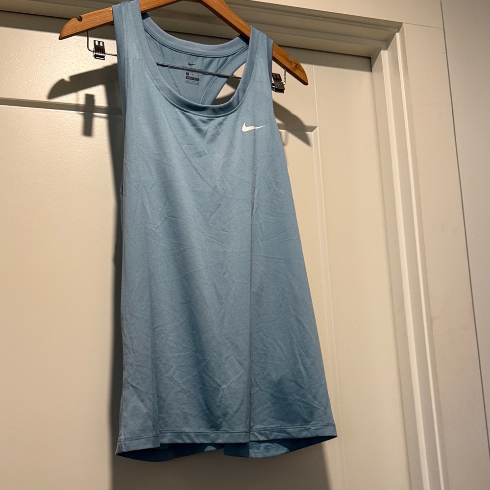 Nike Light Blue Performance Racerback Tank